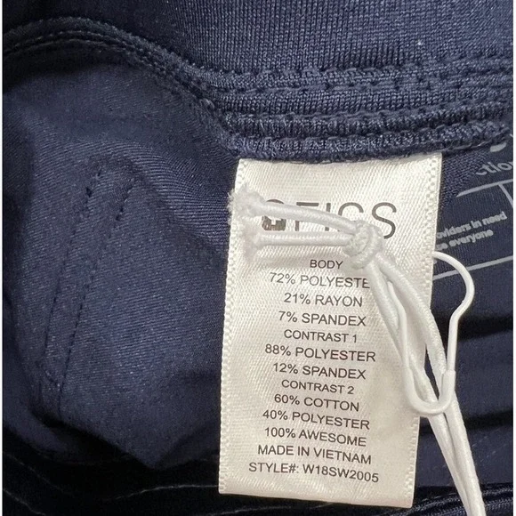 New figs womens size small Navy Blue zamora jogger Pants Scuba - Picture 7 of 8